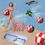 Composition Pinup et Amiga