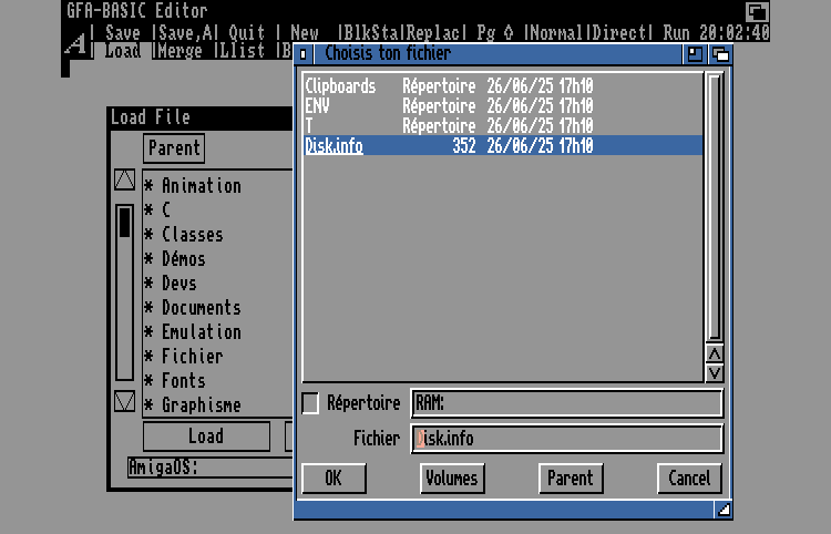 Hisoft Basic ASL Library et GFA Basic – Les Docs